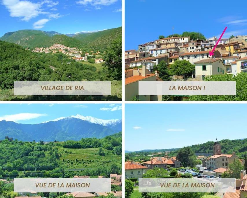 Maison 4 Pers Avec Jardin Au Pied Des Montagnes Ria Buitenkant foto